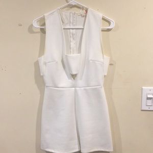 White Guess romper
